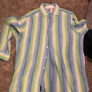 Lilly Pulitzer linen button down shirt in EUC